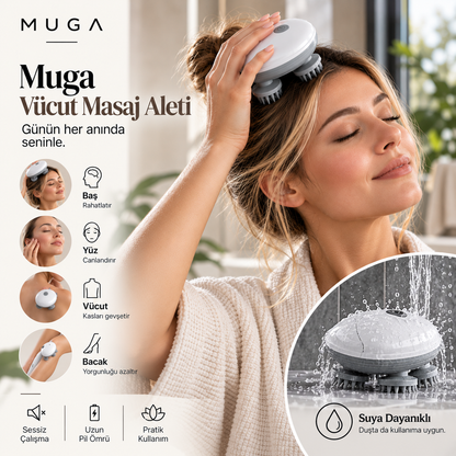 Muga Akıllı Kafa, Saç Derisi & Vücut Masaj Aleti