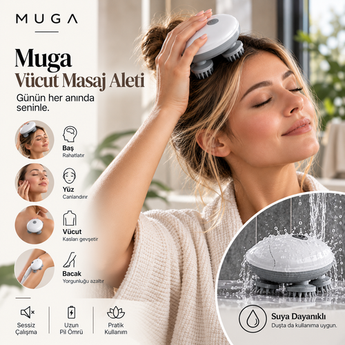 Muga Akıllı Kafa, Saç Derisi & Vücut Masaj Aleti