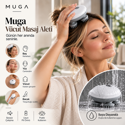 Muga Akıllı Kafa, Saç Derisi & Vücut Masaj Aleti
